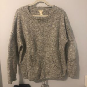MAX STUDIO GREY SWEATER MEDIUM